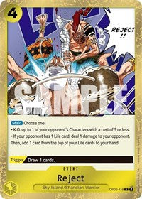 Reject - R - OP06-116