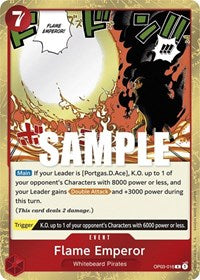 Flame Emperor - R - OP03-016