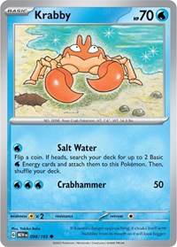 Krabby - Reverse Holofoil - 098/165