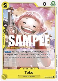 Toko (Pre-Release Stamp) - UC - OP04-098
