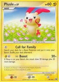 Plusle - Reverse Holofoil - 28/100