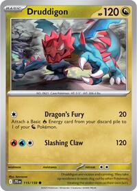 Druddigon - Reverse Holofoil - 115/159