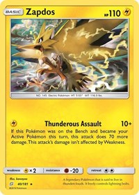 Zapdos - Holofoil - 40/181