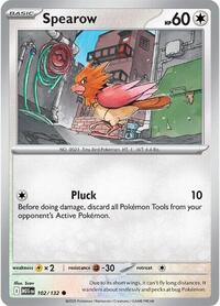 Spearow - Reverse Holofoil - 102/132
