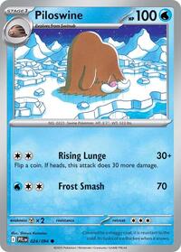 Piloswine - Reverse Holofoil - 024/094