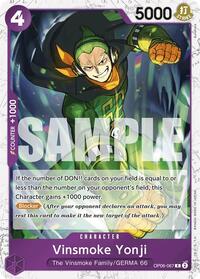 Vinsmoke Yonji  (Jolly Roger Foil) - R - OP06-067
