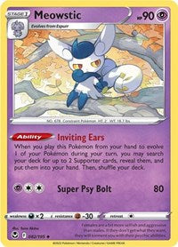 Meowstic - Reverse Holofoil - 082/195