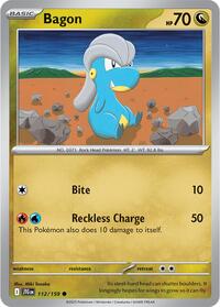 Bagon - Reverse Holofoil - 112/159