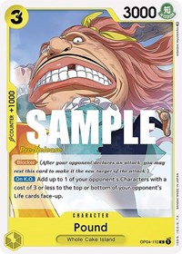 Pound (Pre-Release Stamp) - C - OP04-110
