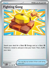 Fighting Gong - Reverse Holofoil - 116/132