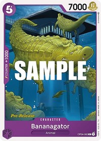Bananagator (Pre-Release Stamp) - C - OP04-062