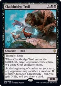 Clackbridge Troll (Promo Stamp) - Non-Foil - 084