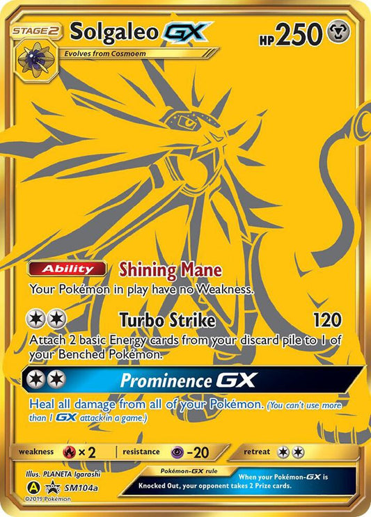 Solgaleo GX (Promo) - Holofoil - SM104a