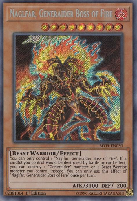 Naglfar, Generaider Boss of Fire - 1st Edition - MYFI-EN030