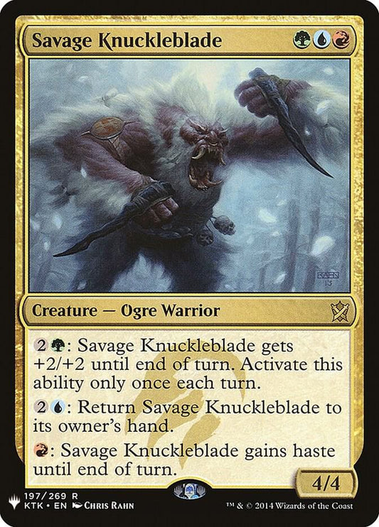 Savage Knuckleblade (LIST) - Rare - 197/269