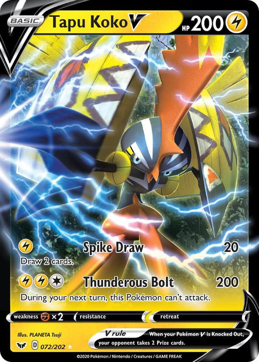 Tapu Koko V - Foil - 072/202