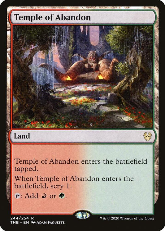 Temple of Abandon - Rare - 244/254
