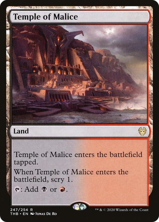 Temple of Malice - Rare - 247/254