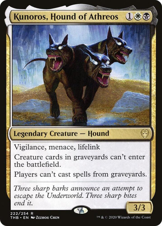 Kunoros, Hound of Athreos - Rare - 222/254