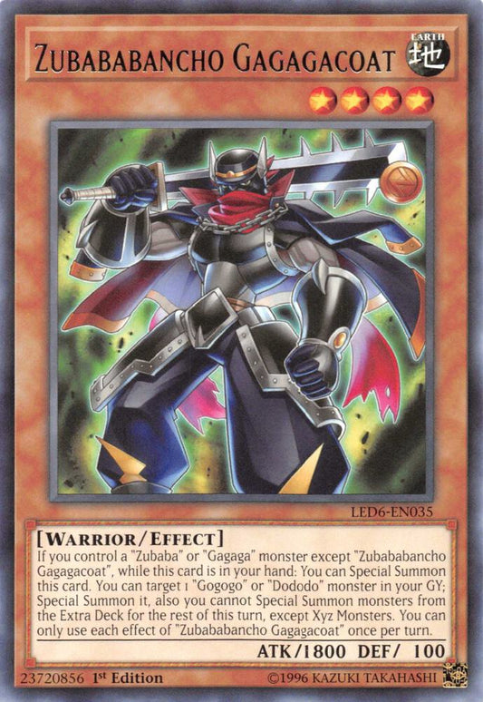 Zubababancho Gagagacoat - Rare - 1st edition - LED6-EN035