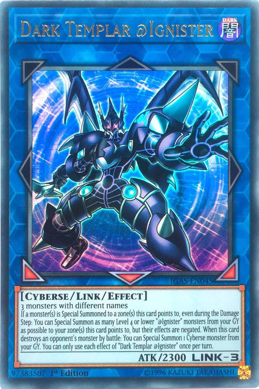 Dark Templar @Ignister - Ultra Rare - 1st Edition - IGAS-EN045