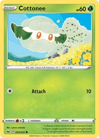 Cottonee - Reverse Holofoil - 005/202