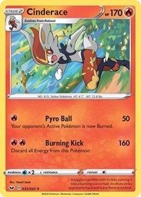 Cinderace - Holofoil - 035/202