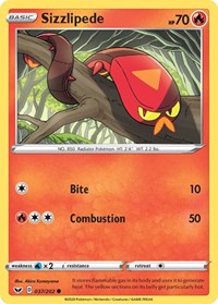 Sizzlipede - Reverse Holofoil - 032/202