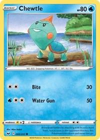 Chewtle - Reverse Holofoil - 060/202