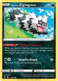 Galarian Zigzagoon - Reverse Holofoil - 117/202