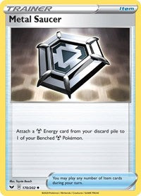Metal Saucer - Reverse Holofoil - 170/202