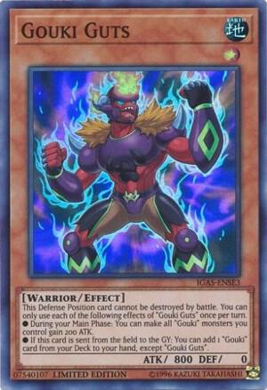 Gouki Guts - Super Rare - Limited Edition - IGAS-ENSE3