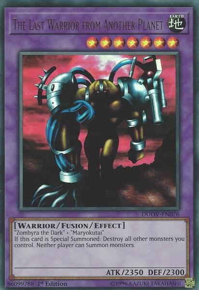 The Last Warrior From Another Planet - Ultra Rare - 1st Edition - DUOV-EN076