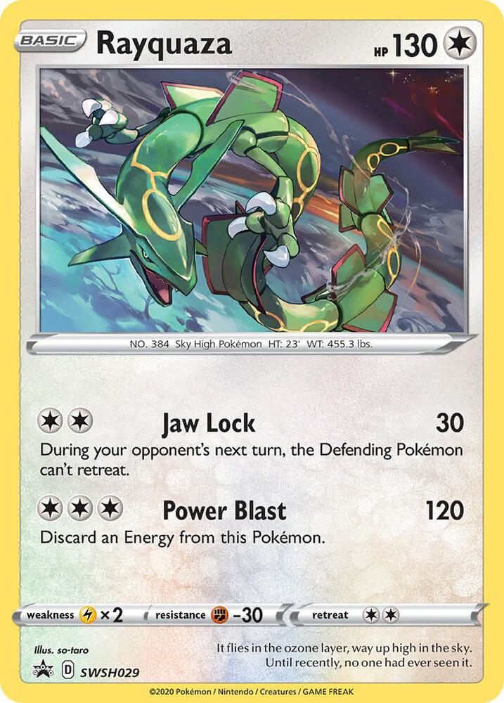 Rayquaza - Promo - Foil - SWSH029