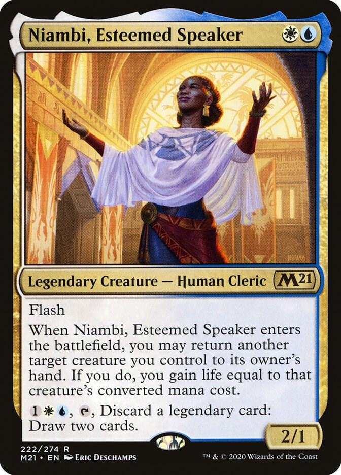 Niambi, Esteemed Speaker - Rare - 222/274