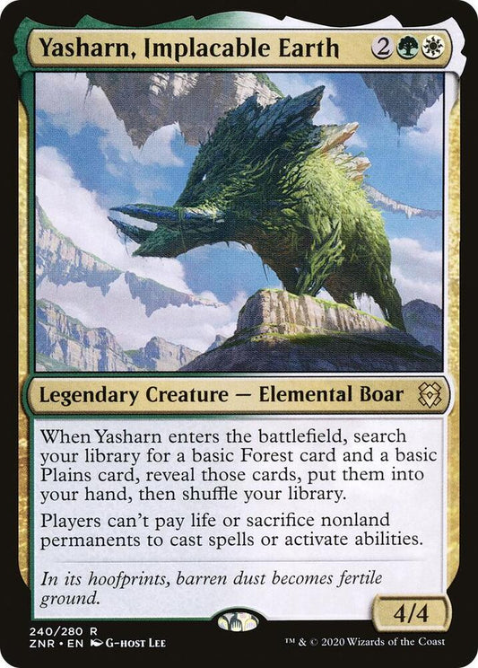 Yasharn, Implacable Earth - Rare - 240/280