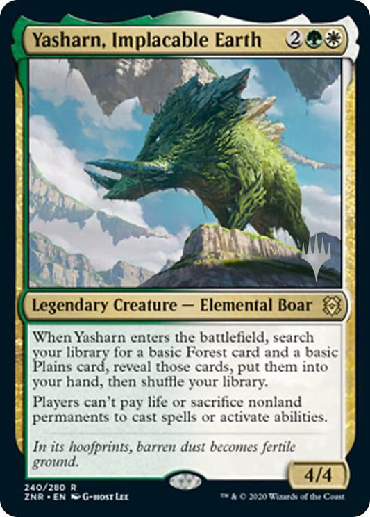 Yasharn, Implacable Earth (Promo) - Rare - 240/280