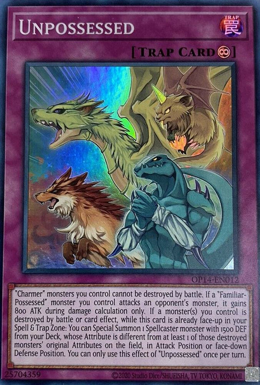Unpossessed - super rare - unlimited - OP14-EN012