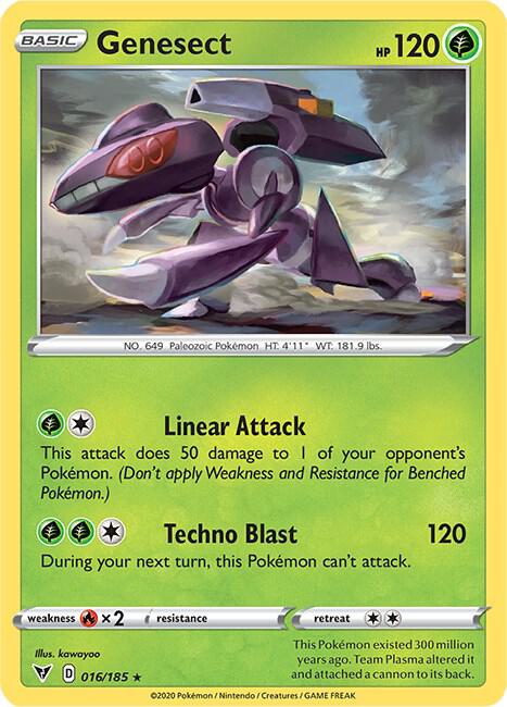 Genesect - Holofoil - 016/185