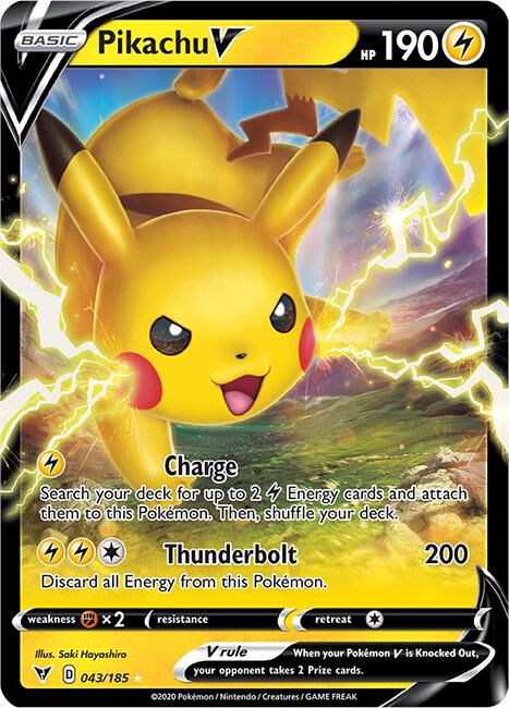 Pikachu V - Foil - 043/185