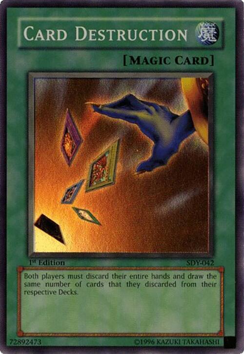Card Destruction - Super Rare - Unlimited - SDY-042