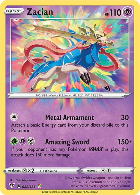 Zacian - Amazing Rare - 082/185