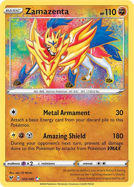Zamazenta - Amazing Rare - 102/185
