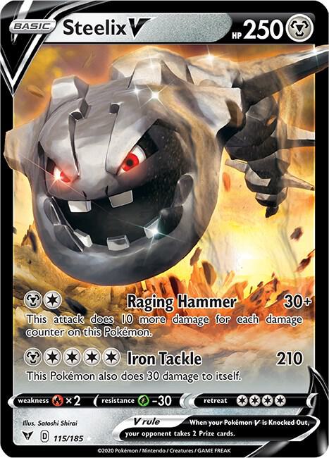Steelix V - Foil - 115/185