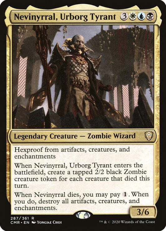 Nevinyrral, Urborg Tyrant - Rare - 287/361
