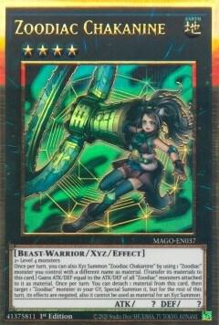 Zoodiac Chakanine - Premium Gold Rare - 1st Edition - MAGO-EN037