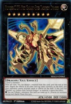 Number C107: Neo Galaxy-Eyes Tachyon Dragon - Rare - 1st Edition - MAGO-EN063