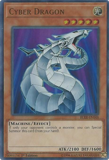 Cyber Dragon - Ultra Rare - 1st Edition - BLRR-EN048