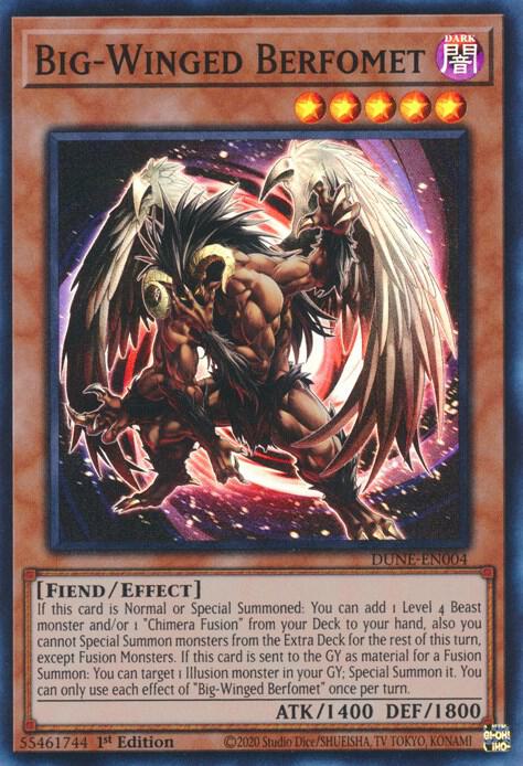 Big-Winged Berfomet - Super Rare - 1st Edition - DUNE-EN004