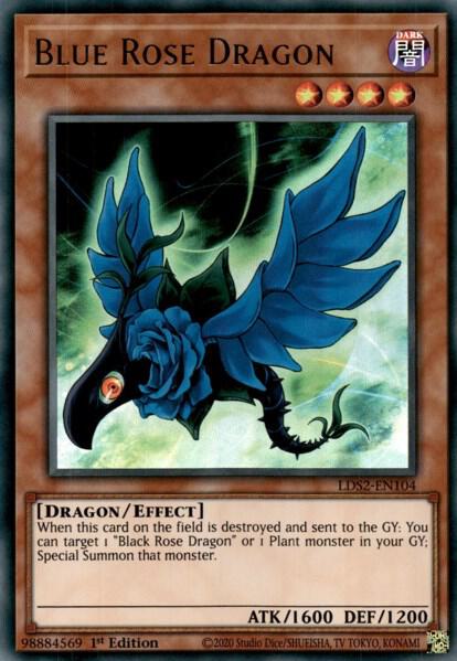 Blue Rose Dragon - 1st Edition - LDS2-EN104
